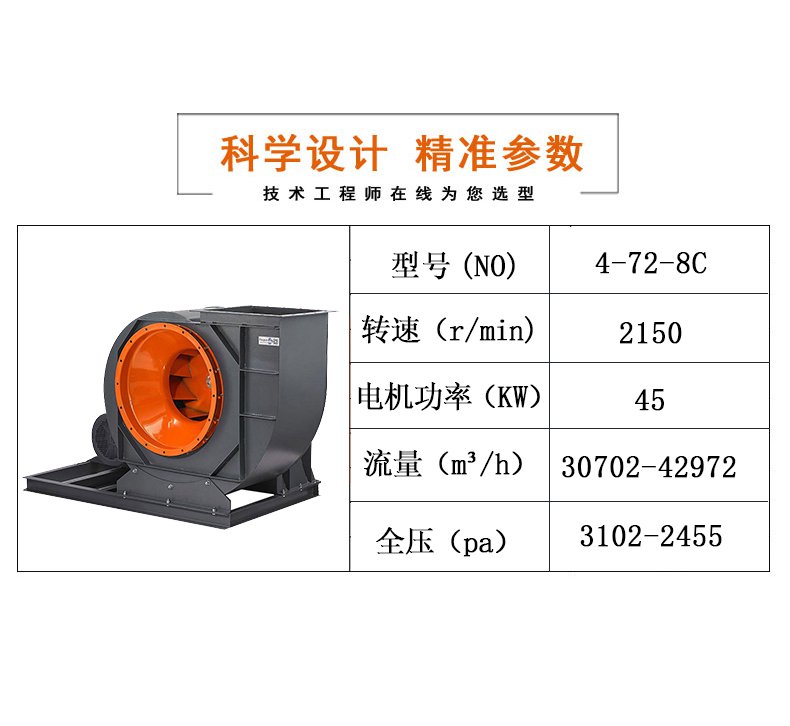 4-72型離心風(fēng)機(jī)